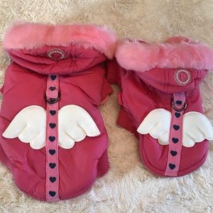 NWT Pinkaholic Angel Pink Faux Fur Winter Coat-Small